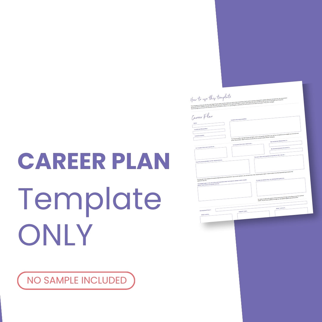 Career Plan (Template)