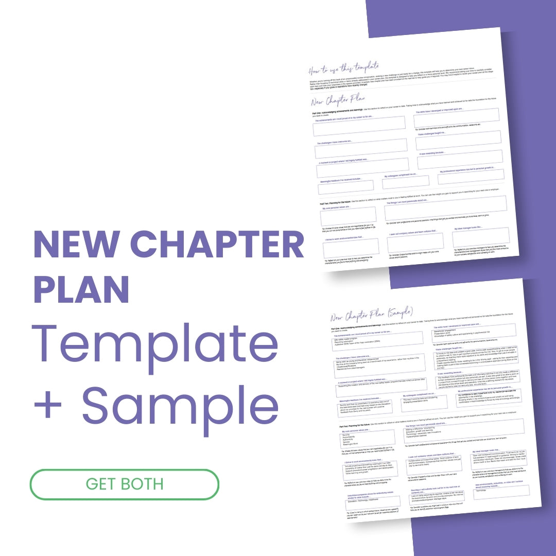 New Chapter Plan (Template)