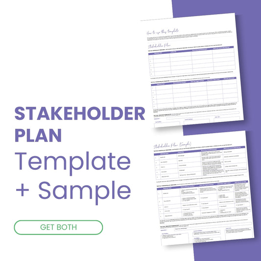Stakeholder Plan (Template)