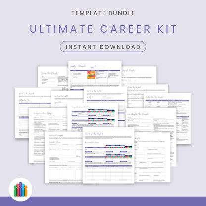 Ultimate Career Kit Template Bundle (7 Templates + Samples)